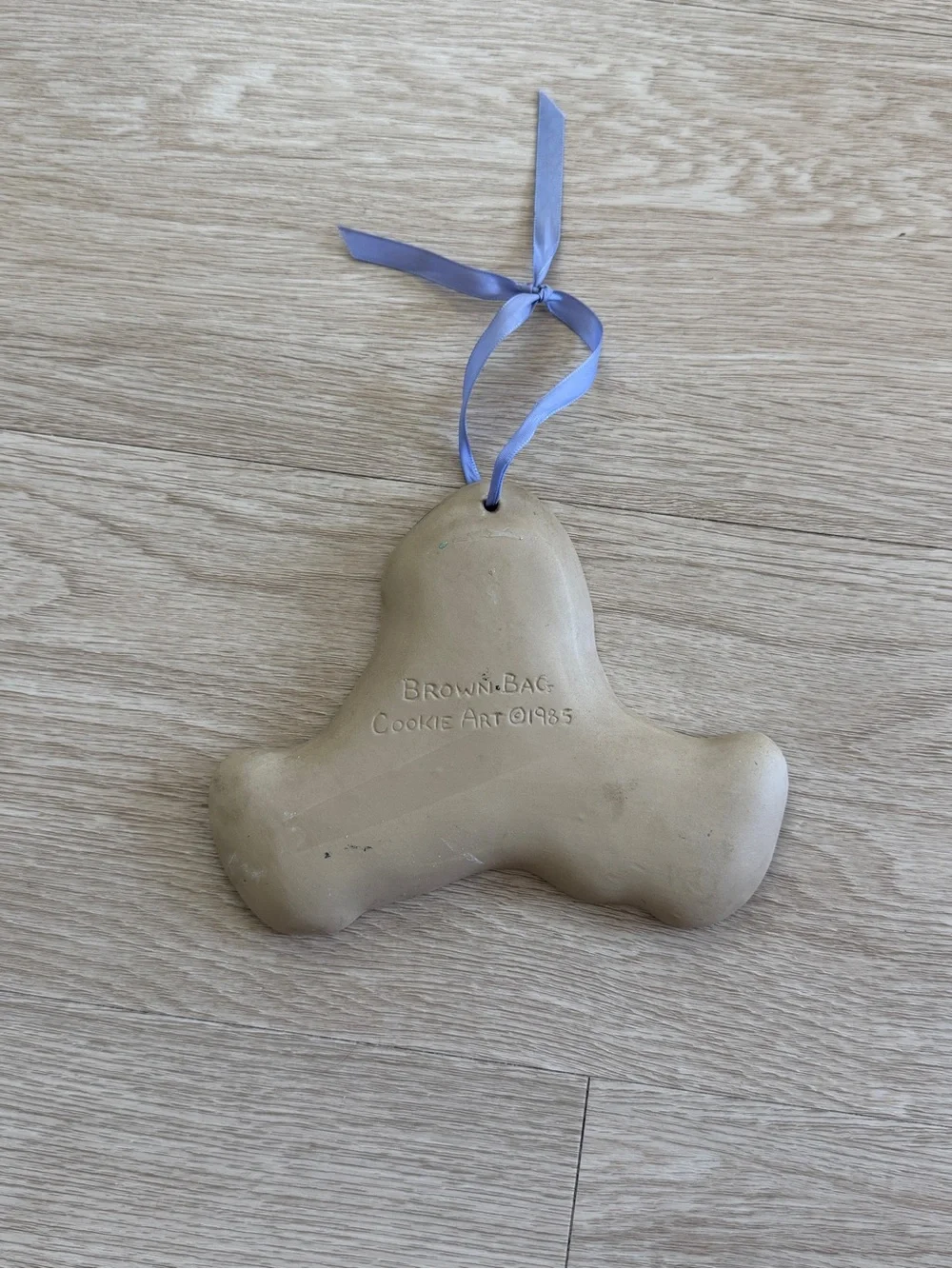 1985 Brown Bag Cookie Art Clown Cookie Mold Vintage Baking Shortbread Stamp